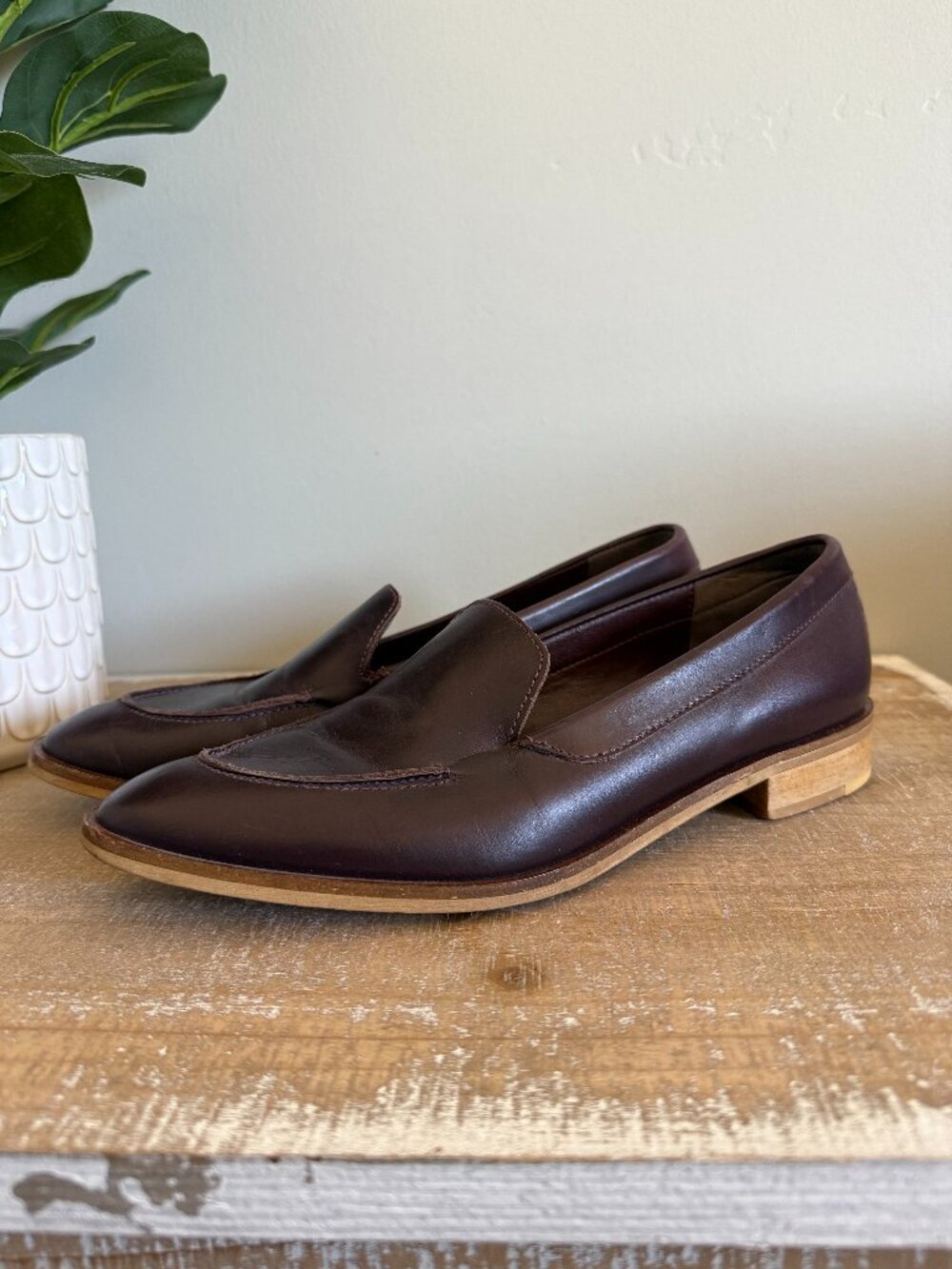 Everlane Burgundy Loafers : 8.5